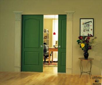 Decorative Adjacent Door Columns