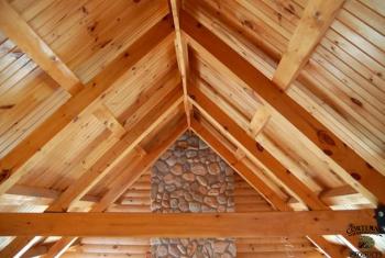 Knotty Pine Beams