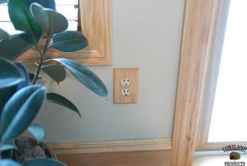 Oak Receptacle Cover